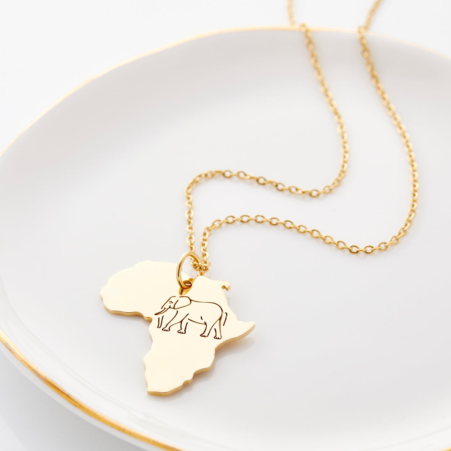 Carved Into My Soul Elephant Necklace