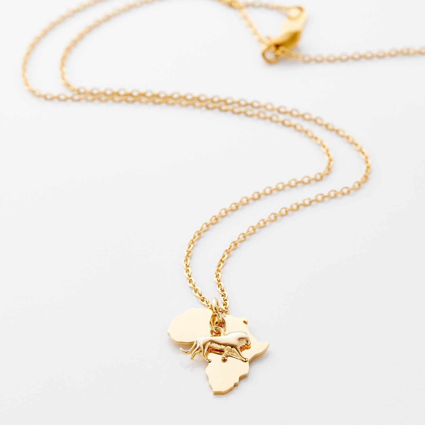 On Top of the World Lion Necklace