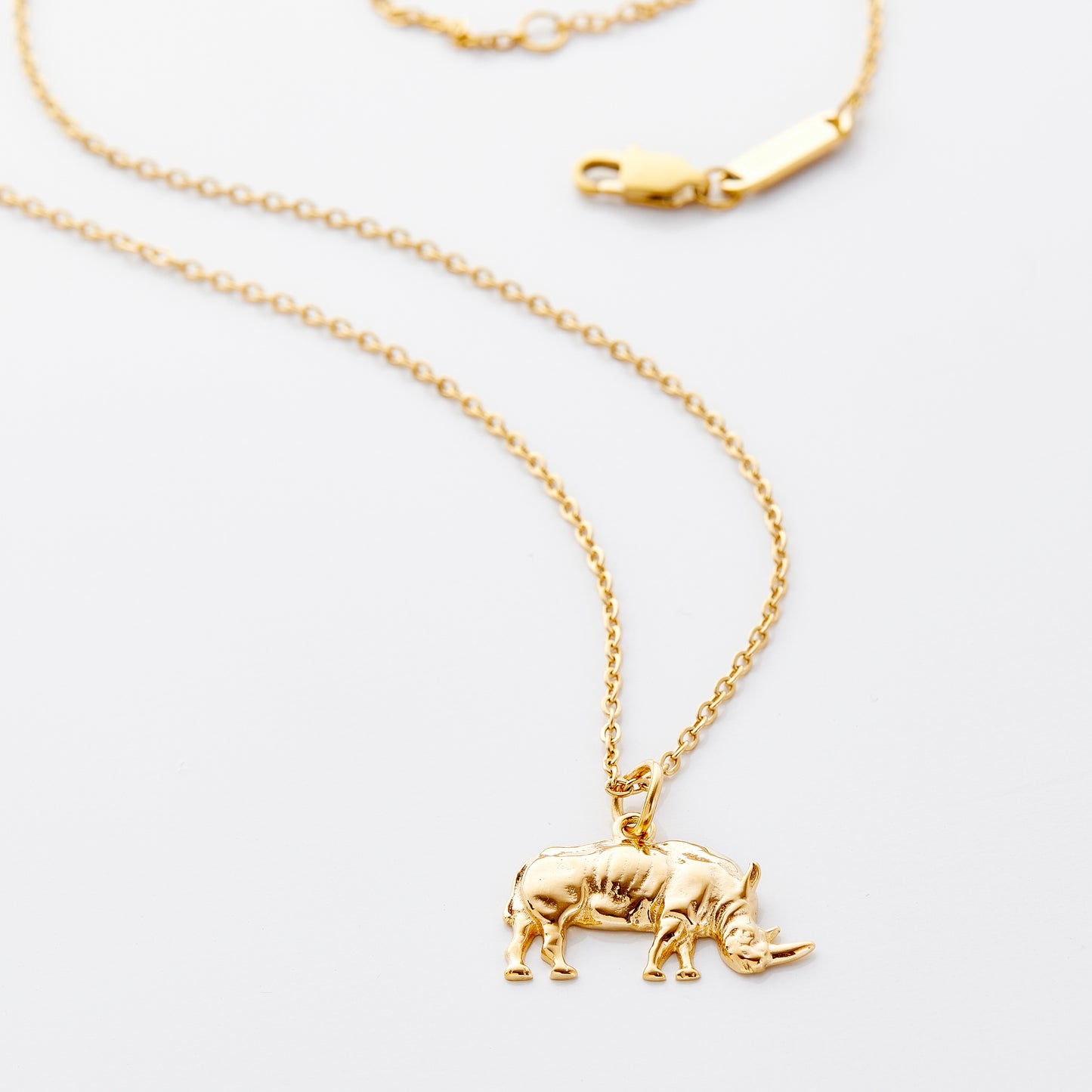 Solidarity is Power Rhino Necklace